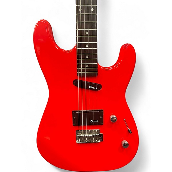 Used Charvette By Charvel Charvette Candy Apple Red Solid Body Electric Guitar