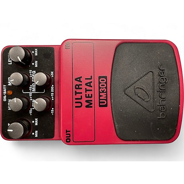 Used Behringer UM300 Ultra Metal Distortion Effect Pedal