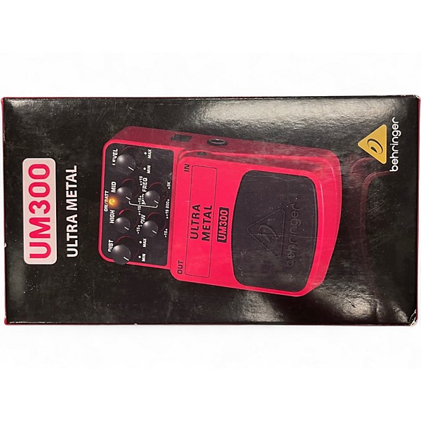 Used Behringer UM300 Ultra Metal Distortion Effect Pedal