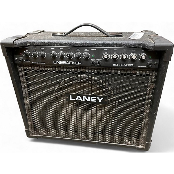 Used Laney linebacker 50 reverb Guitar Combo Amp