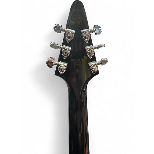 Used 2007 Gibson Guitar of The Week #40 Flying V Black and Silver Solid Body Electric Guitar