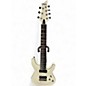 Used Schecter Guitar Research Demon 7 String Antique White Solid Body Electric Guitar thumbnail