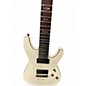 Used Schecter Guitar Research Demon 7 String Antique White Solid Body Electric Guitar