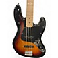 Used Squier Affinity Jazz Bass 3 Color Sunburst Electric Bass Guitar