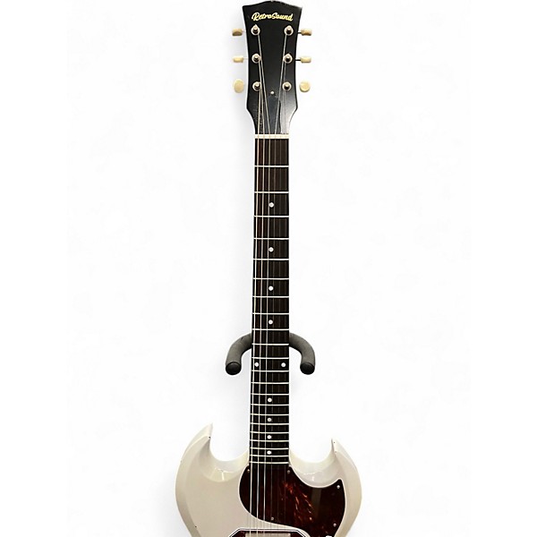 Used Retro Sound FLASHBACK '61 JR Trans White  Solid Body Electric Guitar