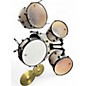 Used Ludwig 5 Piece Backbeat Metallic Gray Sparkle Drum Kit thumbnail
