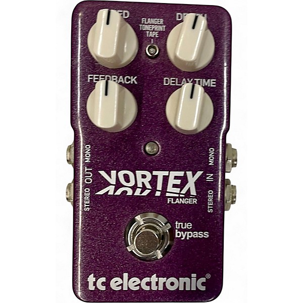Used TC Electronic Vortex Flanger Effect Pedal