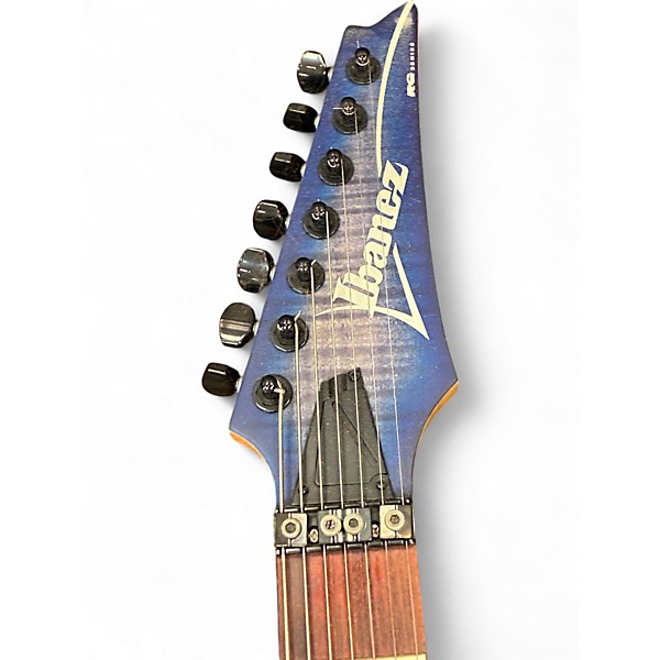 Used Ibanez RGA7420FM Blue Solid Body Electric Guitar