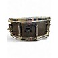 Used Mapex 14X5.5 Armory Series Tomahawk Snare Drum, 14x5.5 Black Chrome Drum