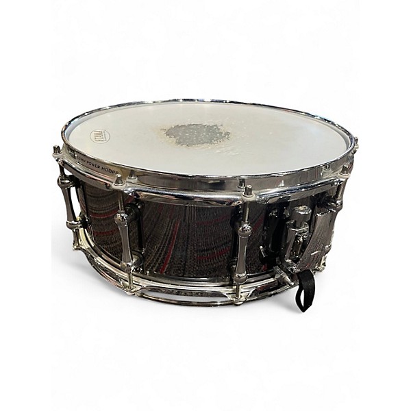 Used Mapex 14X5.5 Armory Series Tomahawk Snare Drum, 14x5.5 Black Chrome Drum