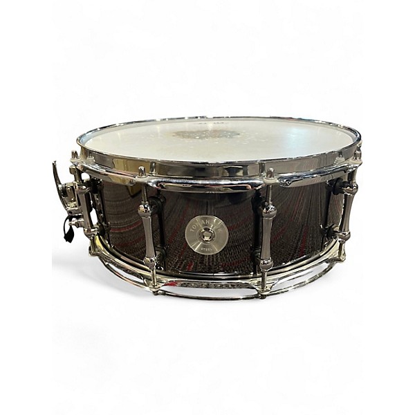 Used Mapex 14X5.5 Armory Series Tomahawk Snare Drum, 14x5.5 Black Chrome Drum