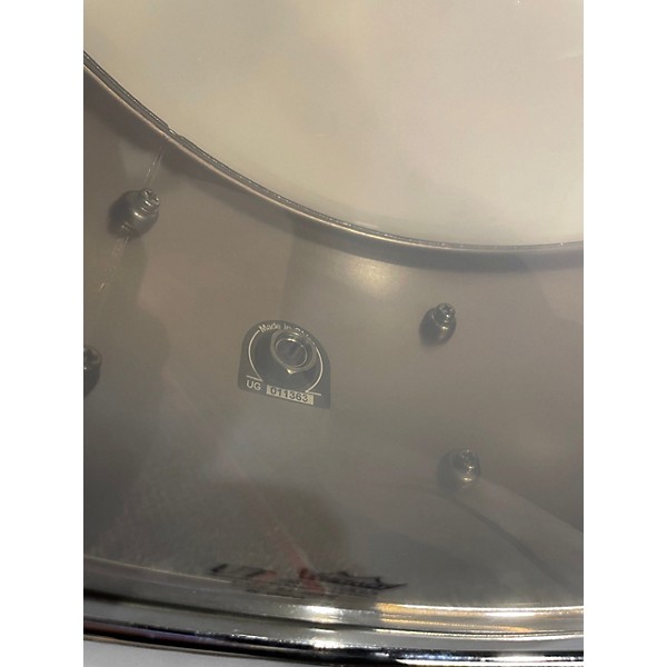 Used Mapex 14X5.5 Armory Series Tomahawk Snare Drum, 14x5.5 Black Chrome Drum