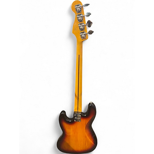 Used Squier Classic Vibe 1960S Jazz Bass 3 Tone Sunburst Electric Bass Guitar