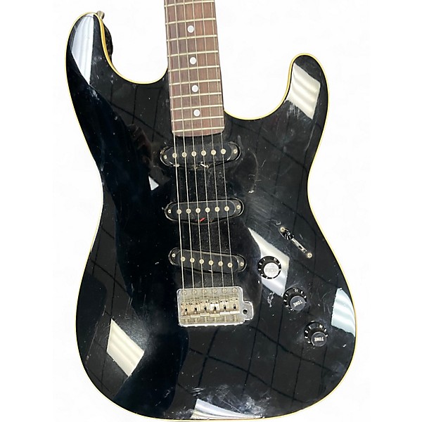 Used Fender Aerodyne Stratocaster Black Solid Body Electric Guitar