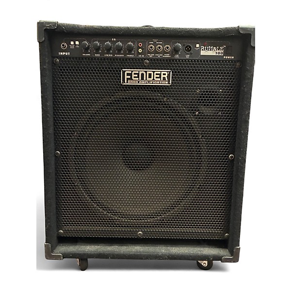 Used Fender Rumble 100 1x15 100W Bass Combo Amp