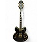 Used Epiphone sharaton pro ii Black Hollow Body Electric Guitar thumbnail