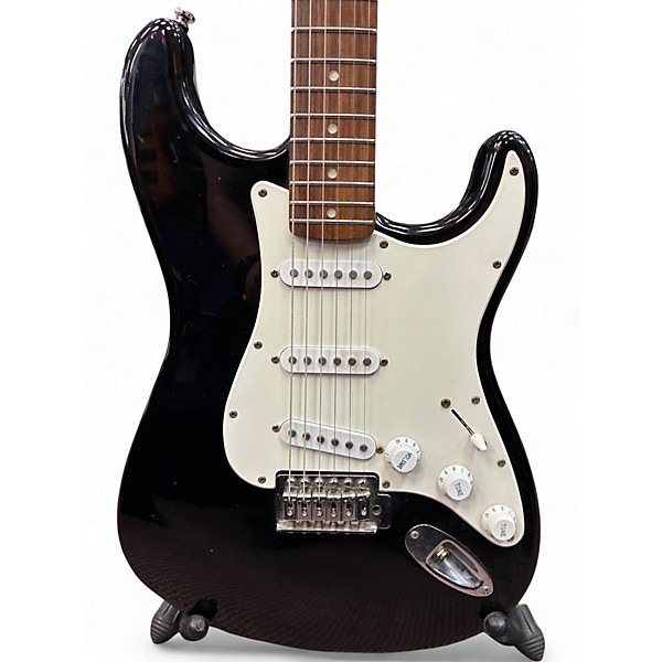 Used Squier Affinity Stratocaster Black Solid Body Electric Guitar