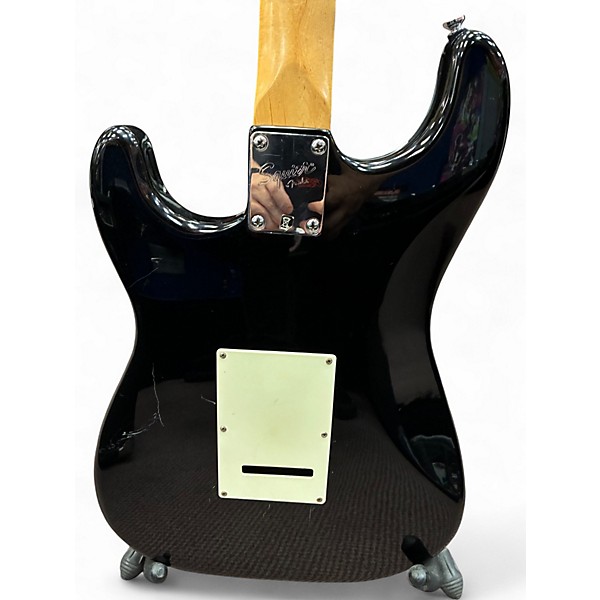 Used Squier Affinity Stratocaster Black Solid Body Electric Guitar