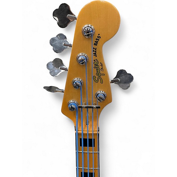 Used Squier JAZZ BASS V CLASSIC VIBE White Electric Bass Guitar