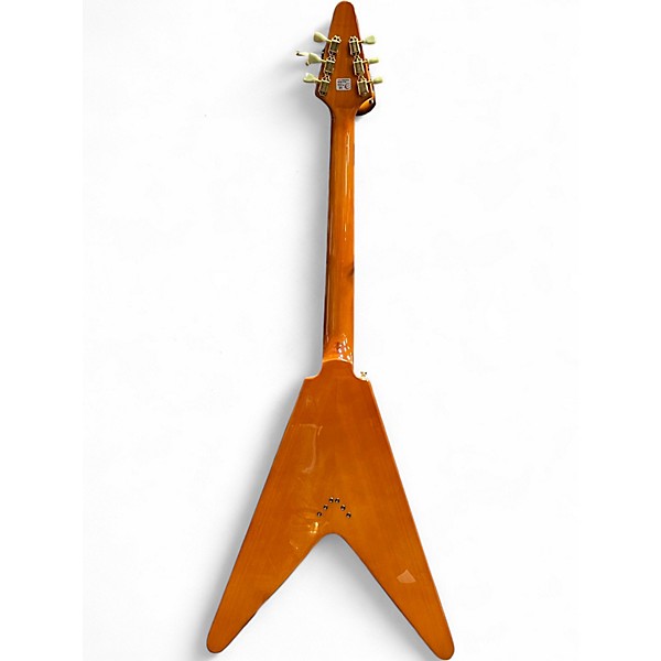 Used Epiphone 1958 Korina Flying V Natural Solid Body Electric Guitar