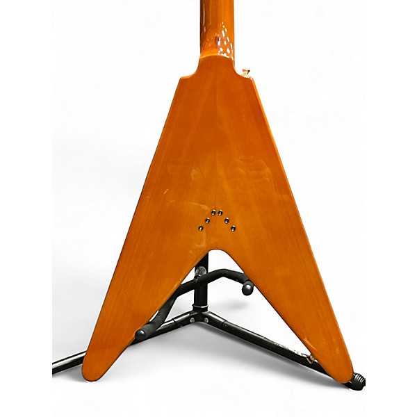 Used Epiphone 1958 Korina Flying V Natural Solid Body Electric Guitar