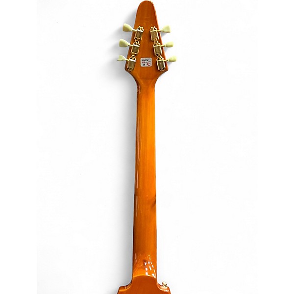 Used Epiphone 1958 Korina Flying V Natural Solid Body Electric Guitar