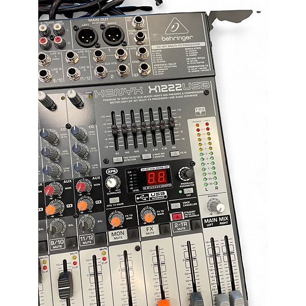 Used Behringer Xenyx X1222USB Unpowered Mixer