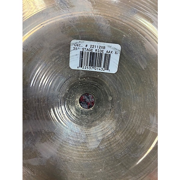Used SABIAN 21in AAX RIDE Cymbal