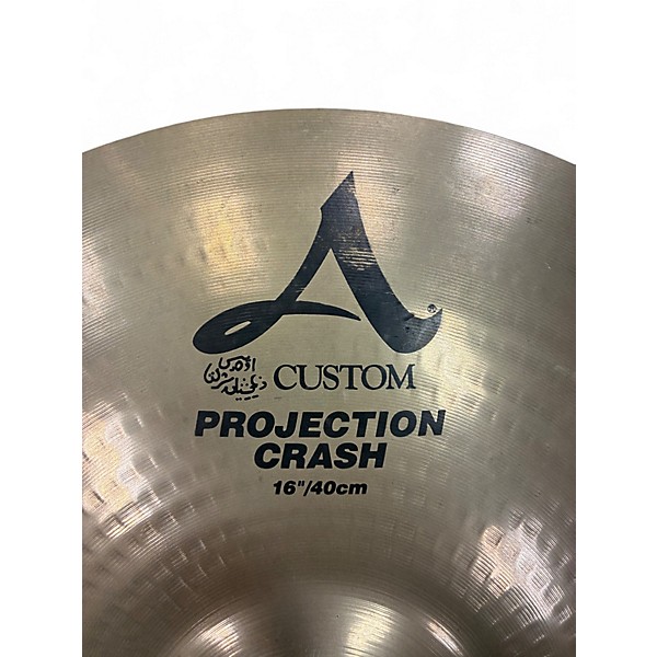 Used Zildjian 16in A Custom Crash Cymbal