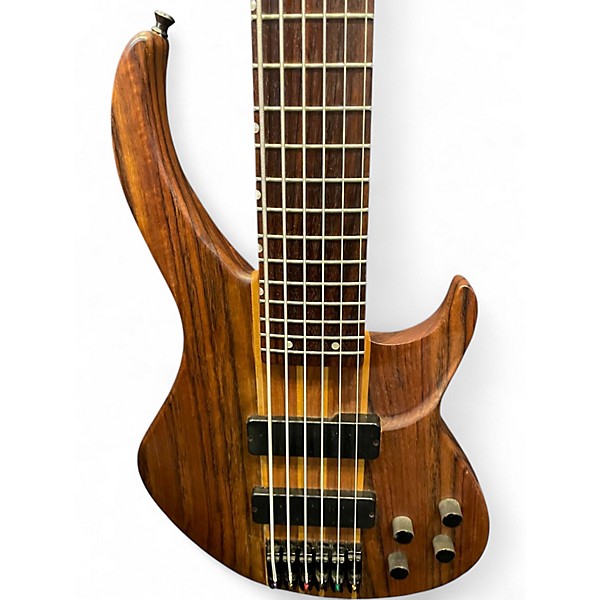 Used Peavey Grind BXP 6 String Walnut Electric Bass Guitar