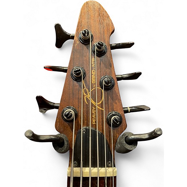 Used Peavey Grind BXP 6 String Walnut Electric Bass Guitar