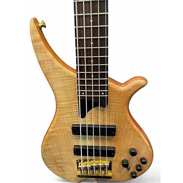 Used Tune TWV-5T Natural Electric Bass Guitar