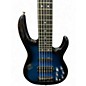 Used Carvin LB-76 Steve Harris Blue Electric Bass Guitar