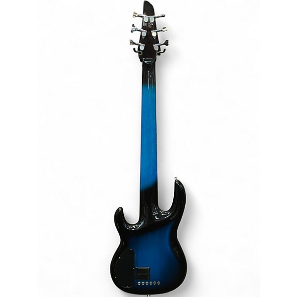 Used Carvin LB-76 Steve Harris Blue Electric Bass Guitar