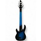 Used Carvin LB-76 Steve Harris Blue Electric Bass Guitar