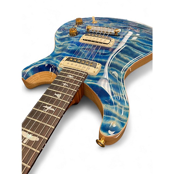 Used 2024 PRS WOOD LIBRARY PAULS GUITAR 10 TOP FADED DENIM Solid Body Electric Guitar