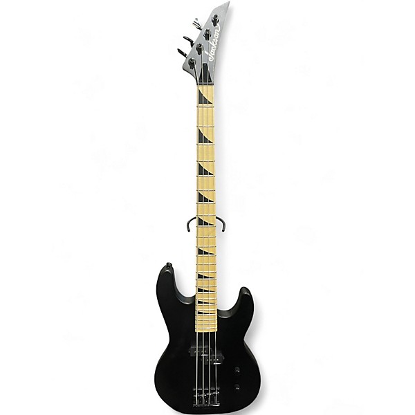 Used 2024 Jackson Limited-Edition JS Series JS1M Concert Bass Guitar Satin Black Electric Bass Guitar