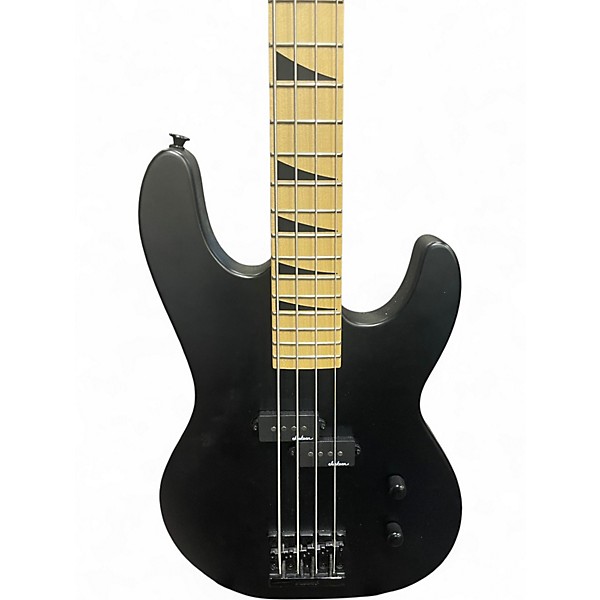 Used 2024 Jackson Limited-Edition JS Series JS1M Concert Bass Guitar Satin Black Electric Bass Guitar