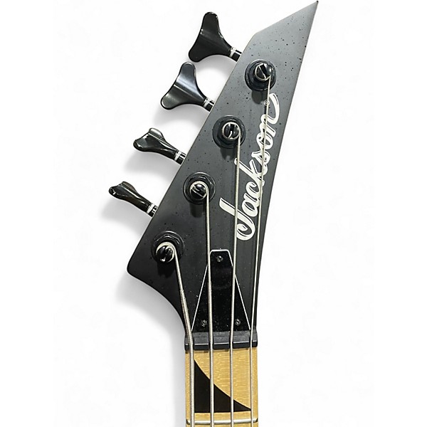 Used 2024 Jackson Limited-Edition JS Series JS1M Concert Bass Guitar Satin Black Electric Bass Guitar