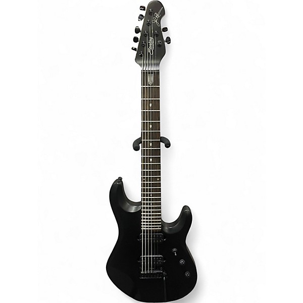 Used Sterling by Music Man John Petrucci JP70 7-String Electric Guitar Stealth Black Solid Body Electric Guitar