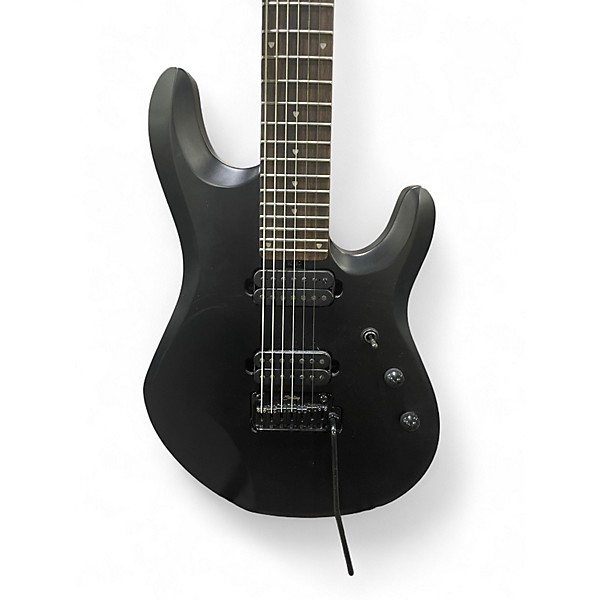 Used Sterling by Music Man John Petrucci JP70 7-String Electric Guitar Stealth Black Solid Body Electric Guitar