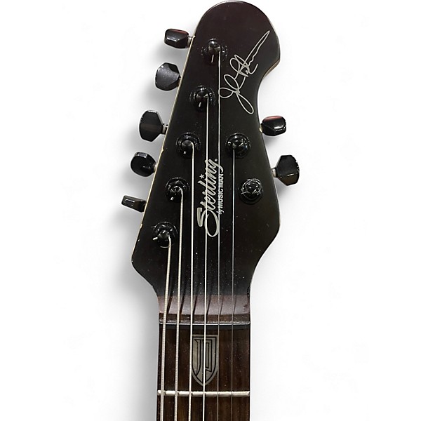 Used Sterling by Music Man John Petrucci JP70 7-String Electric Guitar Stealth Black Solid Body Electric Guitar