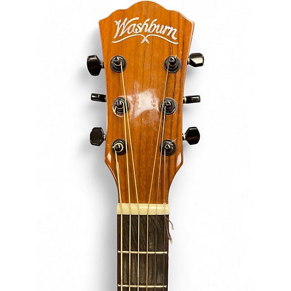 Used Washburn BTS9CH-D Acoustic Guitar Black Acoustic Guitar