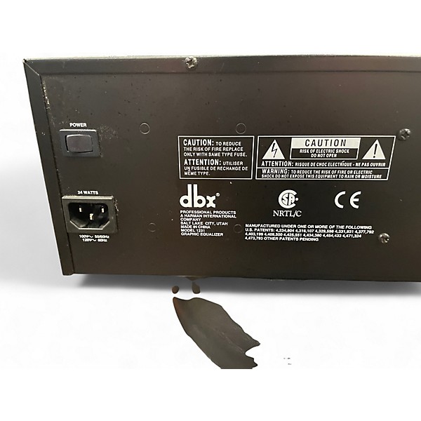 Used dbx 1231 Dual 31-Band Graphic Equalizer
