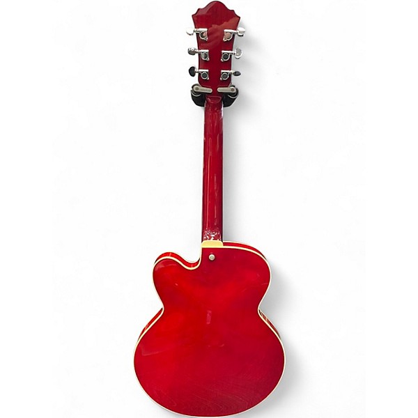 Used Ibanez AFS75 Artcore Trans Red Hollow Body Electric Guitar