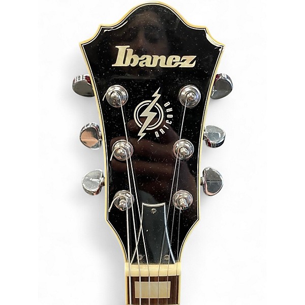 Used Ibanez AFS75 Artcore Trans Red Hollow Body Electric Guitar