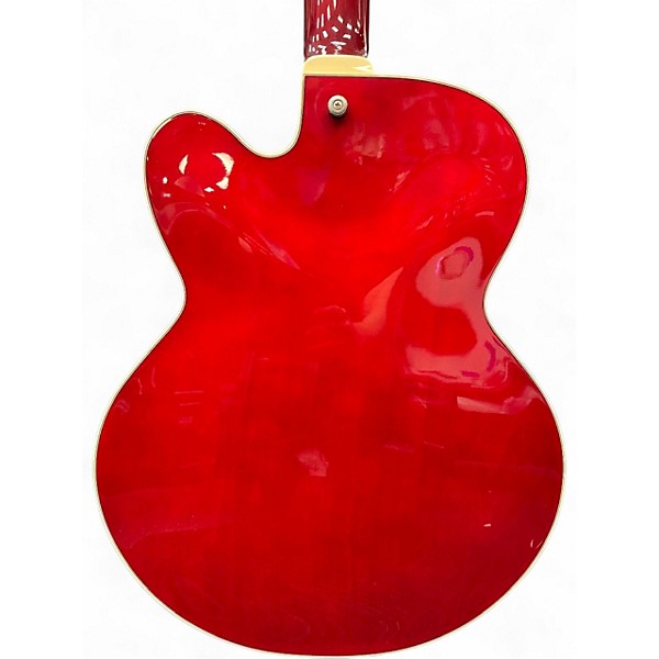 Used Ibanez AFS75 Artcore Trans Red Hollow Body Electric Guitar