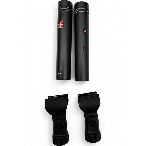 Used sE Electronics SE7 MATCHED PAIR MICROPHONES Condenser Microphone