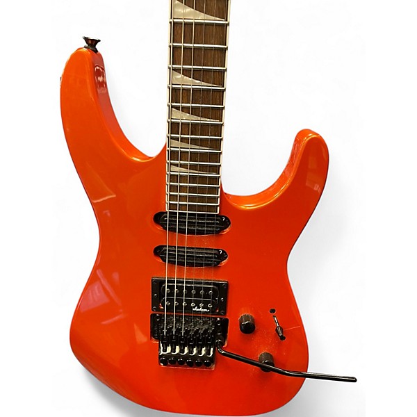 Used Jackson Soloist SLX3X DX Lambo Orange Solid Body Electric Guitar