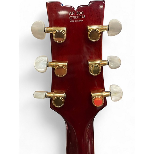 Used 2012 Ibanez AR300 2 Tone Sunburst Solid Body Electric Guitar